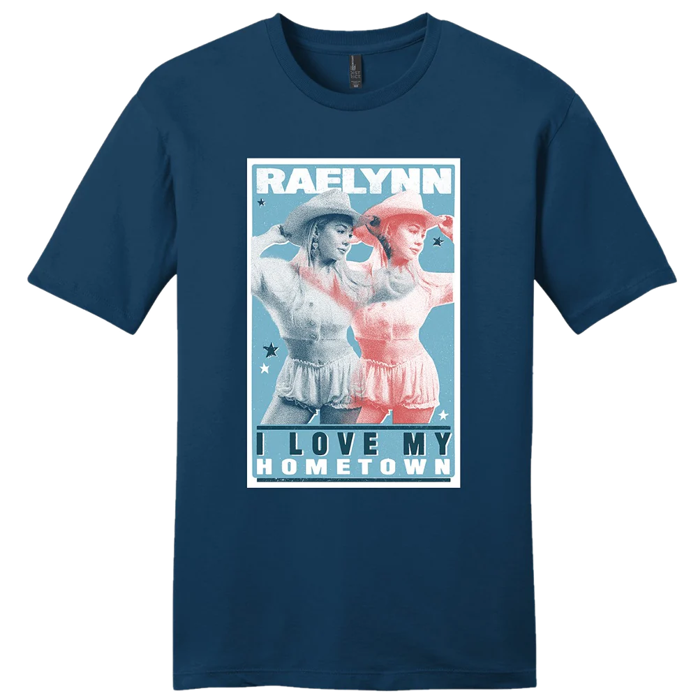 RaeLynn I Love My Hometown Blue Tee